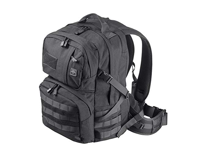 Monoprice Pure Outdoor 32L Survival Tactical Backpack, Black