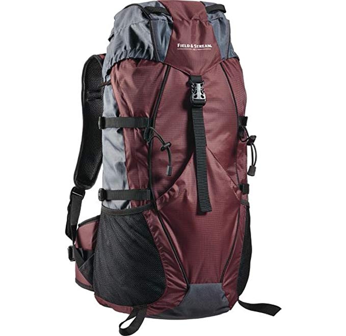 Mountain Scout 45L Internal Frame Pack Large, top-load compartment, Bitter Chocolate