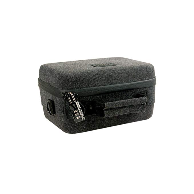 RYOT 4.0L Safe Case Large Carbon Series with SmellSafe and Lockable Technology in Black