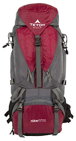 Teton Sports Hiker 3700 Ultralight Internal Frame Backpack – Not Your Basic Backpack; High-Performance Backpack for Hiking, Camping, Travel, and Outdoor Activities; Sewn-In Rain Cover