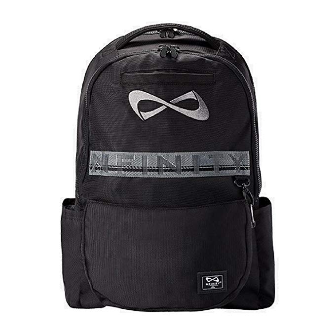 Nfinity Black Weekender Backpack - Gray Logo