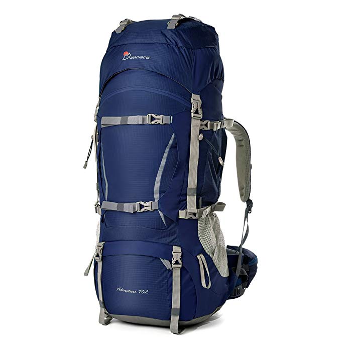 Mountaintop 70L/75L Internal Frame Hiking Backpack