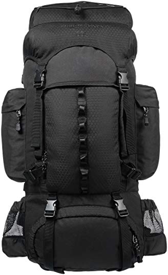 AmazonBasics Internal Frame Hiking Backpack with Rainfly